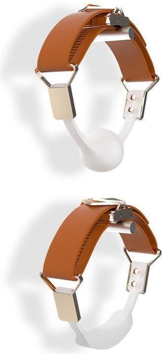 Produktbild Lockink BallGag & Gagbite Set braun
