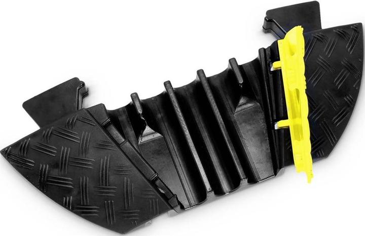Actual product image Adam Hall DEFENDER by End piece male 85320M Polyurethane Yellow, Black Inhal (Cable hole)