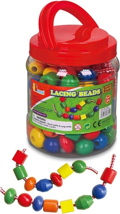 Viga Toys Perline di legno