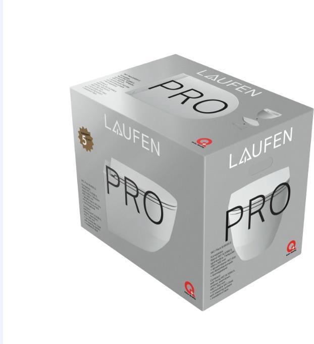 Actual product image Laufen Pro Rimless comp.sampak - 49 cm with seat qr/sc, concealed mounting