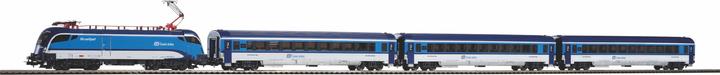 Actual product image Piko Start Set E-Lok Railjet CD A-Track w.Bedding (Track H0)