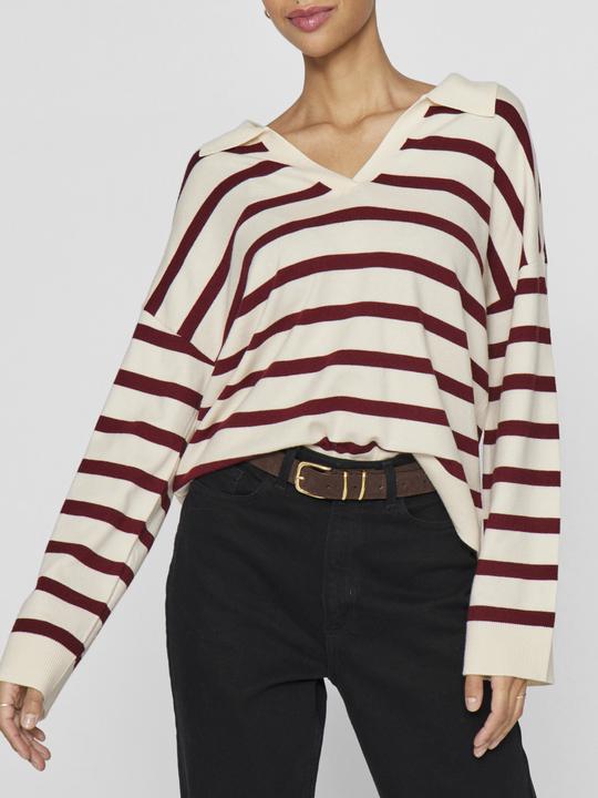 Image du produit Vila Pull-over en maille rayée (S)