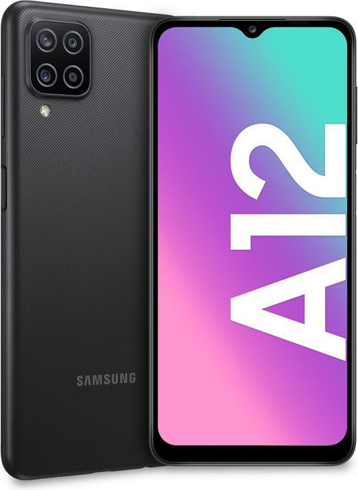 Produktbild Samsung Galaxy A12 (2021) EU (128 GB, Black, 6.50", Dual SIM, 48 Mpx, 4G)