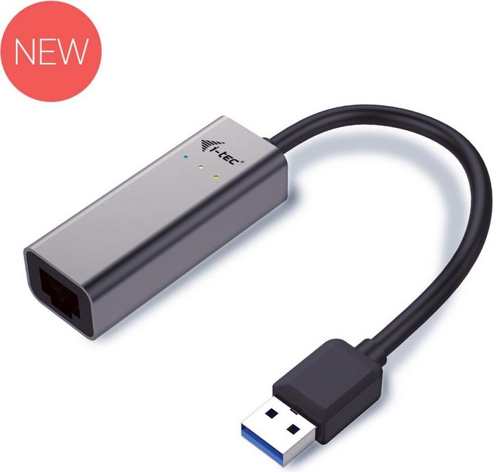 Produktbild i-tec USB 3.0 Metal GLAN Adapter (USB 3.0, RJ45 (1x))