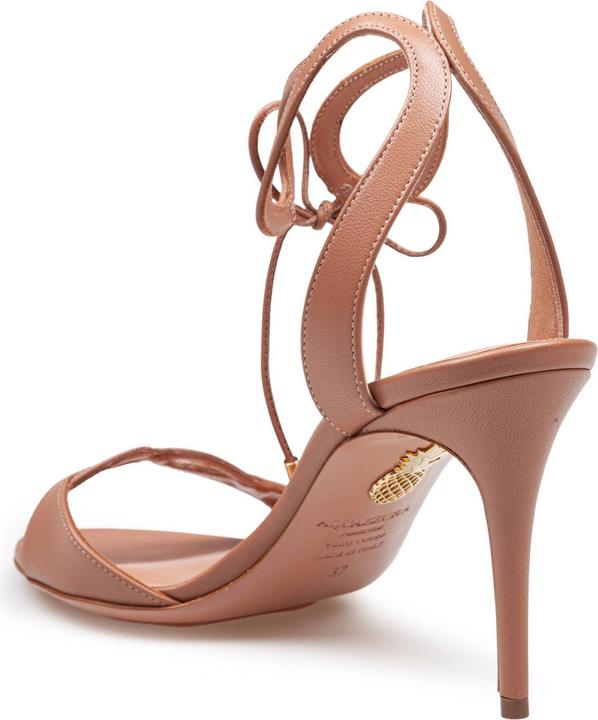 Produktbild Aquazzura Aquazzurra tessa 85 leather sandal in nude color (36)