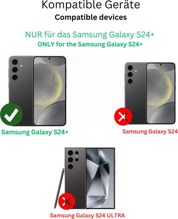 Image du produit Dipos Film de Protection d’écran 2-Way Anti-Shock (1 pièce(s), Samsung Galaxy S24+)
