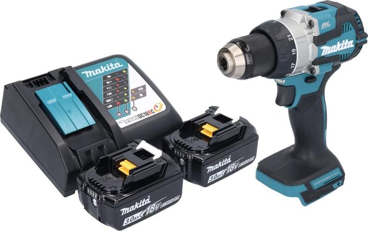 Produktbild Makita DDF 489 RF Akku Bohrschrauber 18 V 73 Nm Brushless + 2x Akku 3,0 Ah + Ladegerät (Akkubetrieb)
