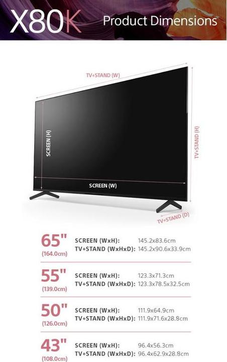 Actual product image Sony KD-43X80K (43", X80K, LCD, 4K, 2022)