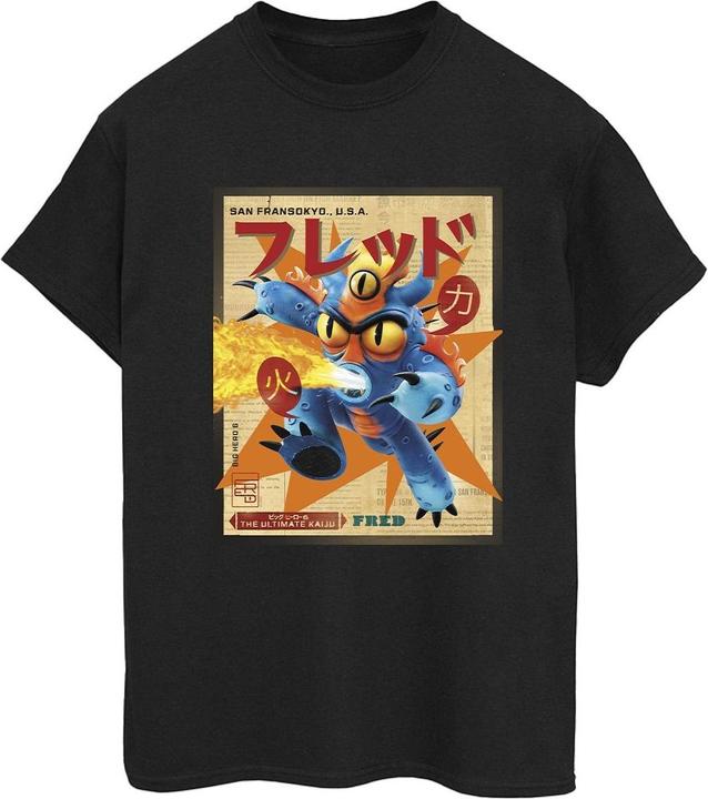 Produktbild Disney Big Hero 6 Baymax Fred Newspaper TShirt (M)