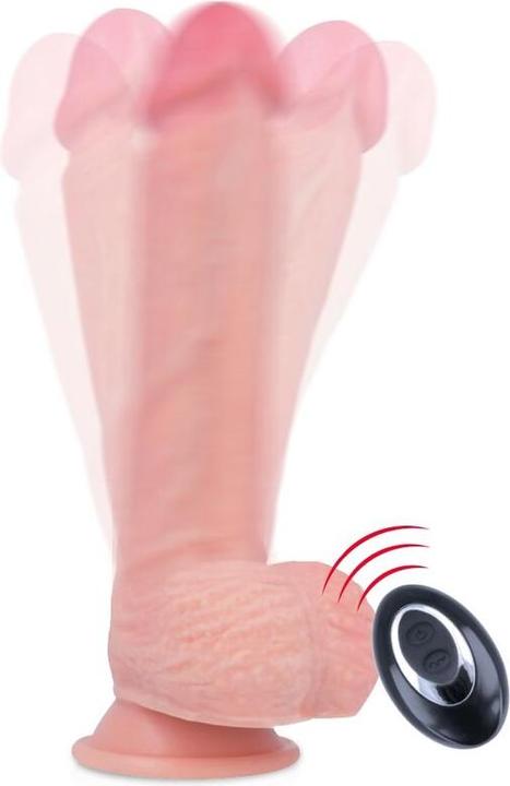 Actual product image Rock Army Rockarmy Liquid Silicone Vibrador Control Remoto Premium Apache 20.5 cm