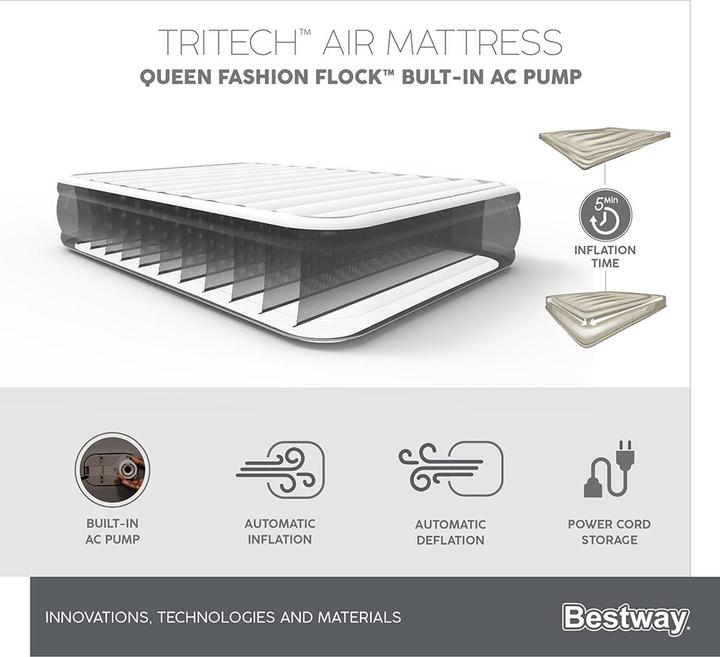 Immagine prodotto Bestway Letto matrimoniale Queen (150 x 200 cm)