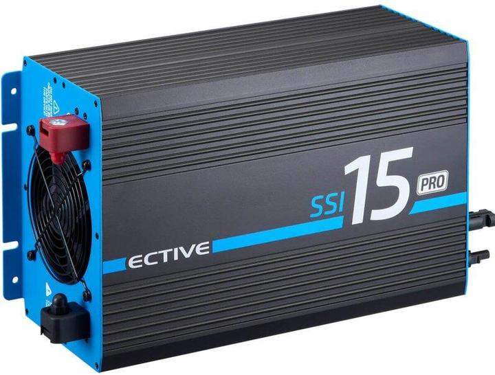 Produktbild Ective SSI 15 PRO 1500W/12V 4in1 Sinus-Wechselrichter mit Netzvorrangschaltung, Ladegerät & MPPT Laderegler