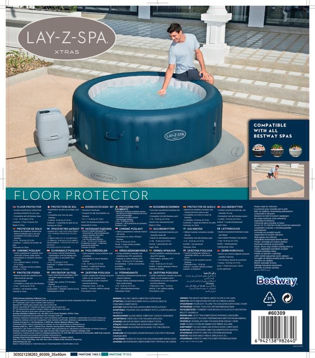 Actual product image Bestway Lay-Z-Spa floor protection
