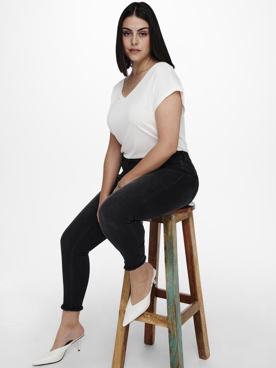 Actual product image Only Curvy CARwilly reg ankle skinny fit jeans (W46/L34)