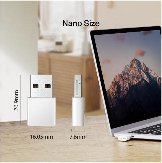 Actual product image Mercusys MA30N AC1200 Nano WiFi USB Adapter (USB)