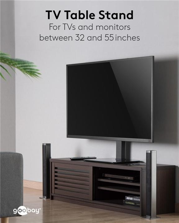 Image du produit Goobay Pied TV Basic Fix (Universel, 55", 40 kg)