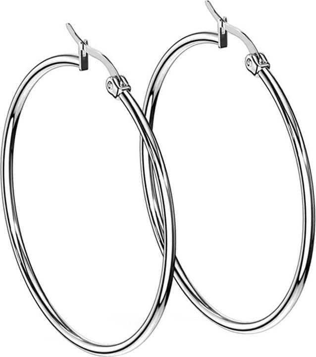 Immagine prodotto Star Piercing Orecchino rotondo in argento (senza ottone, Acciaio chirurgico 316L)