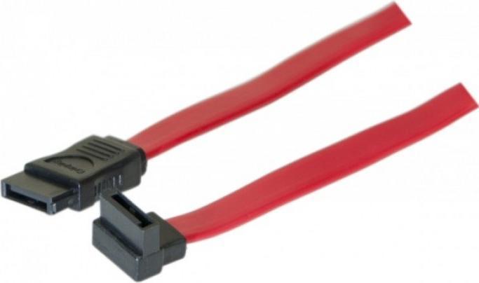 Produktbild Exertis Connect SATA III Kabel, 6 Gbit/s, 7pol SATA St. / 7pol SATA St., abgewinkelt, ca. 0,5 m zum Anschluss von SA