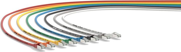 Actual product image Lapp CAT.6a network cable Etherline LAN, UL certification, 25.0 m, green (S/FTP, CAT6a, 25 m)