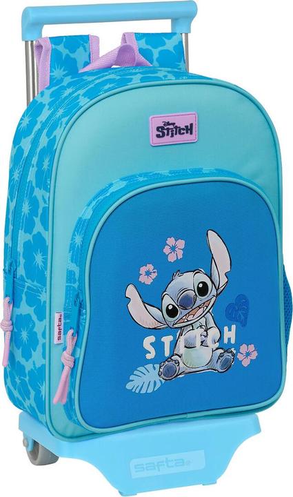 Produktbild Lilo & Stitch Schulrucksack mit Rädern Hawaii Blau 26 x 34 x 11 cm