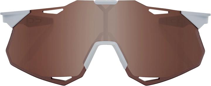 Produktbild 100% Brille Hypercraft XS Matte Stone Grey-HiPER C (Matte Stone Grey, HiPER Crimson Silver Mirror)