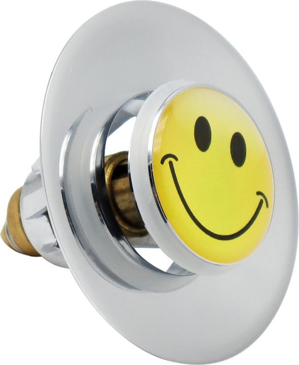 Produktbild Dusbad Pop Up Universal Waschbeckenstöpsel Smiley