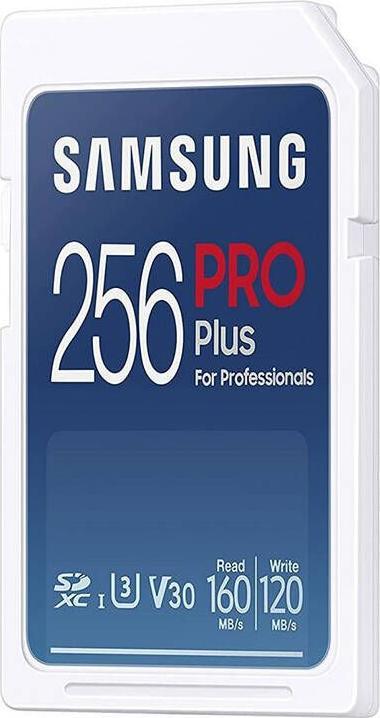Produktbild Samsung Karta pamięci SD PRO Plus MB-SD256SB/WW 256GB + czytnik (256 GB, SDXC, U3, UHS-I)