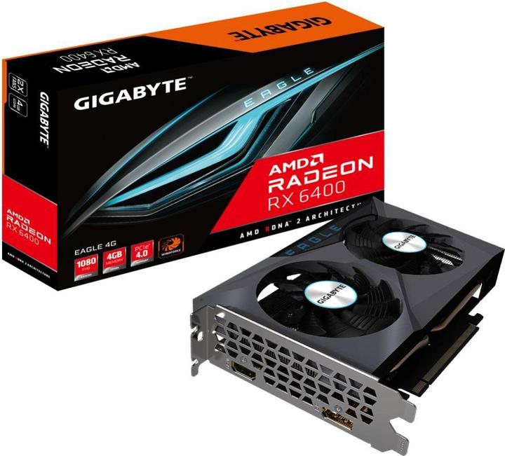 Image du produit Gigabyte Radeon RX 6400 EAGLE 4G (4 Go)