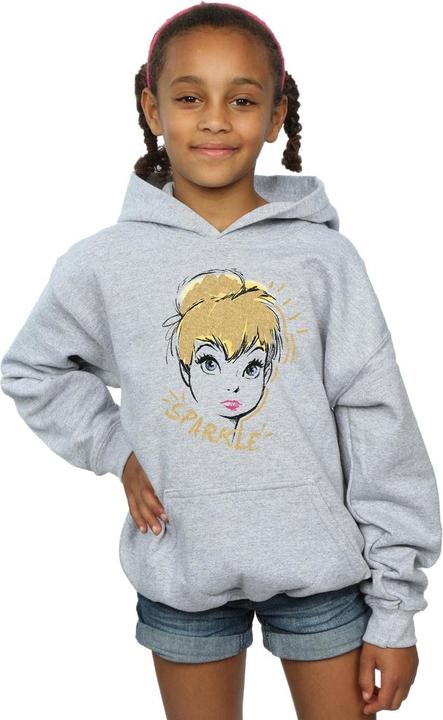 Actual product image Disney Girls Tinkerbell Sparkle Hoodie (152, 158)