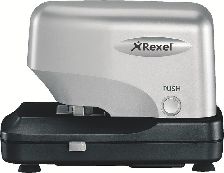 Image du produit Rexel Agrafeuse électrique Stella 30, argent-noir (30 feuilles)