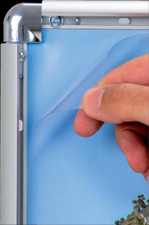 Produktbild Franken Bilderwechselrahmen BS0705 87x121x1.2cm DIN A0 Aluminium si