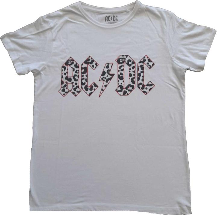 AC/DC Mono Leopard Print Logo (Girlie)