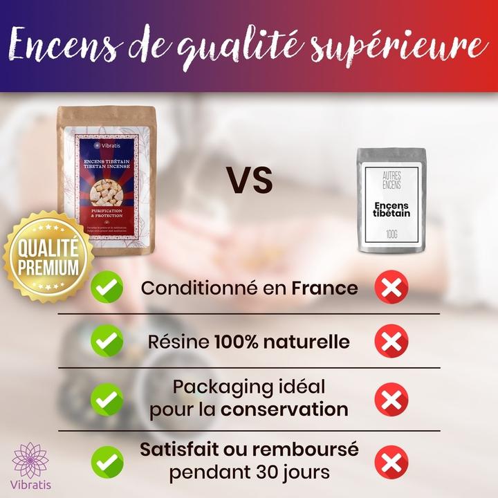 Image du produit Vibratis Encens tibétain en grains 100 g