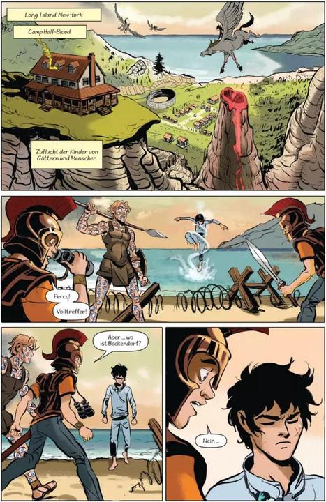 Actual product image Percy Jackson (Comic) 5: Die letzte Göttin (German, Rick Riordan., Robert Venditti, 2021)