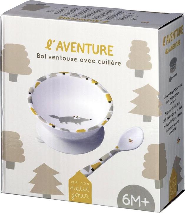 Produktbild Petit Jour Paris Maison Petit Jour Melamin Schale mit Löffel, Abenteuer