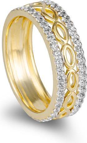 Actual product image Breuning RING - BRILL. 0,54 Ct. H/si (52, 585/14 K Gold)