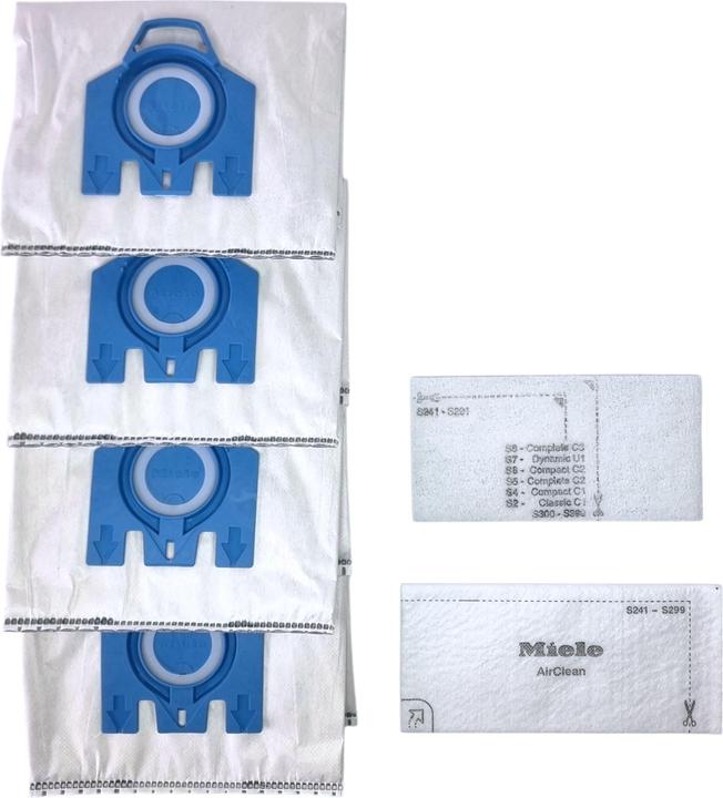 Immagine prodotto Miele 2x HyClean Pure GN Staubsaugerbeutel 8 Stück mit Filter ( 2x 12421130 ) für Complete C2 / C3 (8 x)