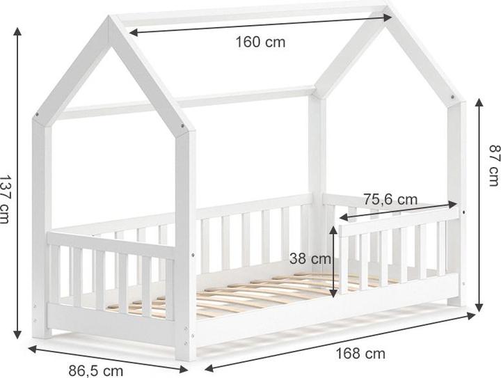 Immagine prodotto VitaliSpa Hausbett Wiki (80 x 160 cm)
