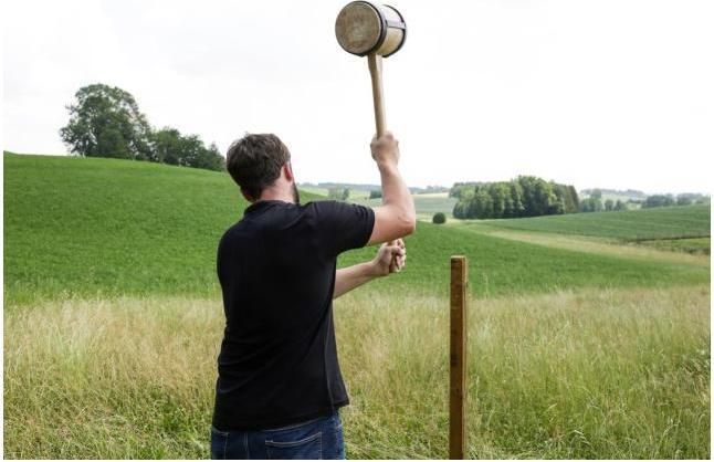 Produktbild Triuso Holzschlegel 6 kg mit angeschweissten Flacheisen (6000 g)