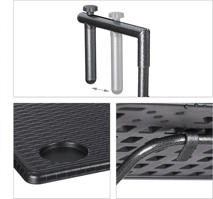 Produktbild Relaxdays Balkonhängetisch (59.50 cm)