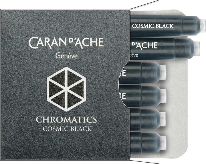 Actual product image Caran d'Ache Chromatics Tintenpatronen (ink cartridges, Black)