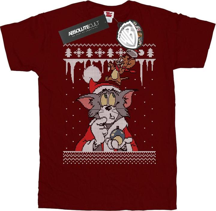 Image du produit Tom & Jerry - T-shirt CHRISTMAS FAIR ISLE - Garçon (152, 158)