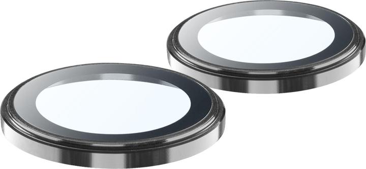 Actual product image Cellularline Camera Lens Ring - iPhone 16 / 16 Plus Tempered glass for camera protection (1 Piece, Apple iPhone 16 Plus, Apple iPhone 16)