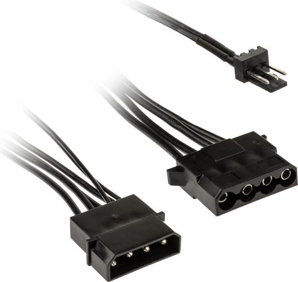 Image du produit Kolink Câble adaptateur de ventilateur 3 broches vers 2x 4 broches Molex