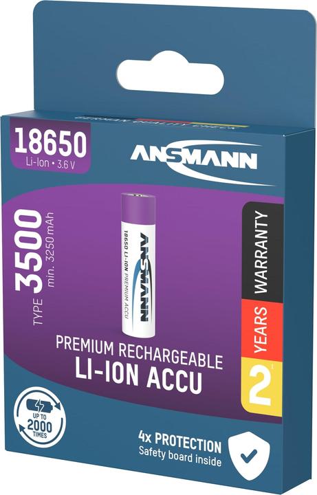Ansmann 18650 (1 pcs, 18650, 3500 mAh)