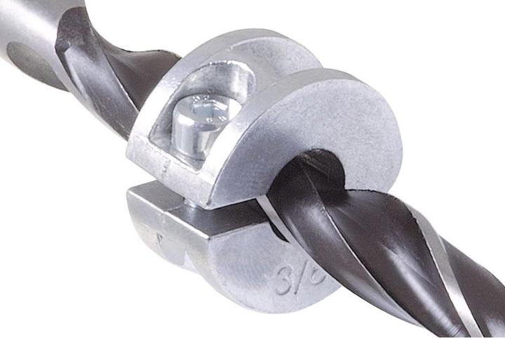 Produktbild wolfcraft wolfcraft 1 Univ.-Tiefenstopp-Set 3-tlg. ø6,8,10mm (6, 8, 10 mm)