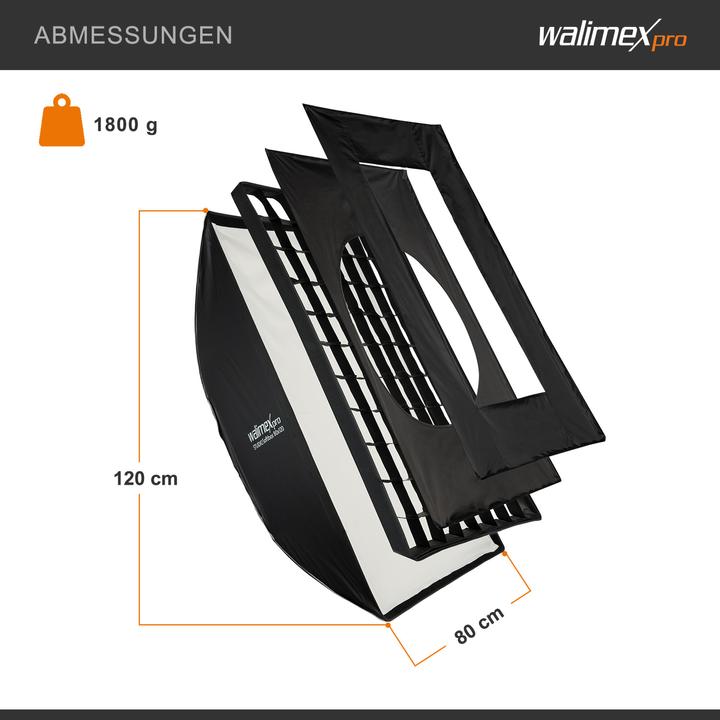 Produktbild Walimex pro 'Studio Softbox 80x120 Elinchrom (Softbox)