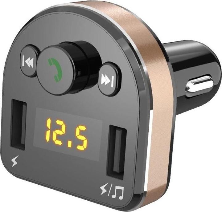 Immagine prodotto Dudao Trasmettitore FM Bluetooth Caricabatteria da auto MP3 3.1 A 2x USB Nero (R2Pro Nero)