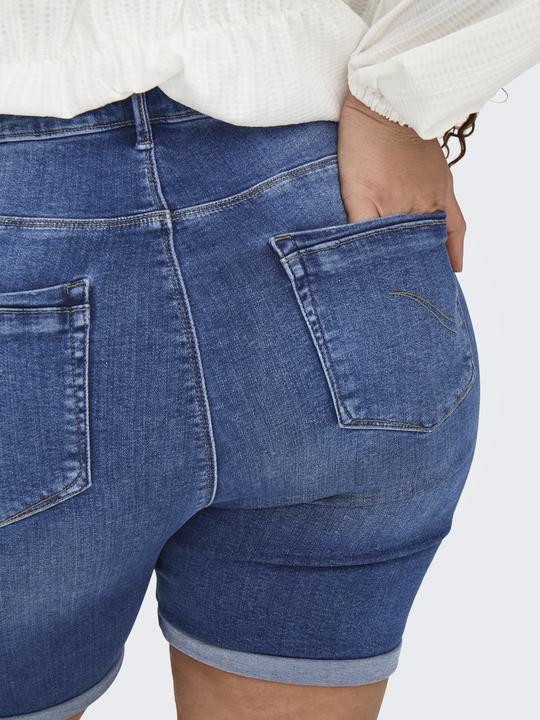 Actual product image Only Curvy CARLaola Reg destroyed denim shorts Denim shorts (42)