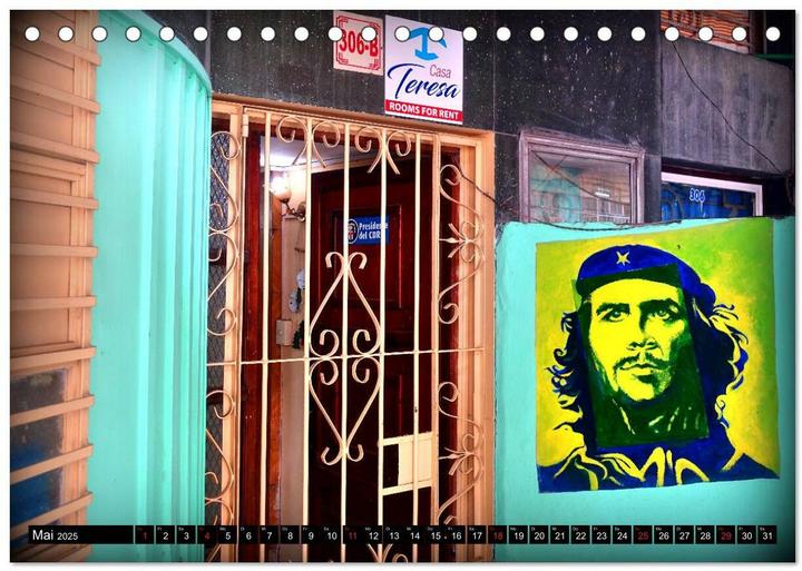 Produktbild CHE - Ernesto Che Guevara in Kuba (Tischkalender 2025 DIN A5 quer), Monatskalender (A5, Deutsch)